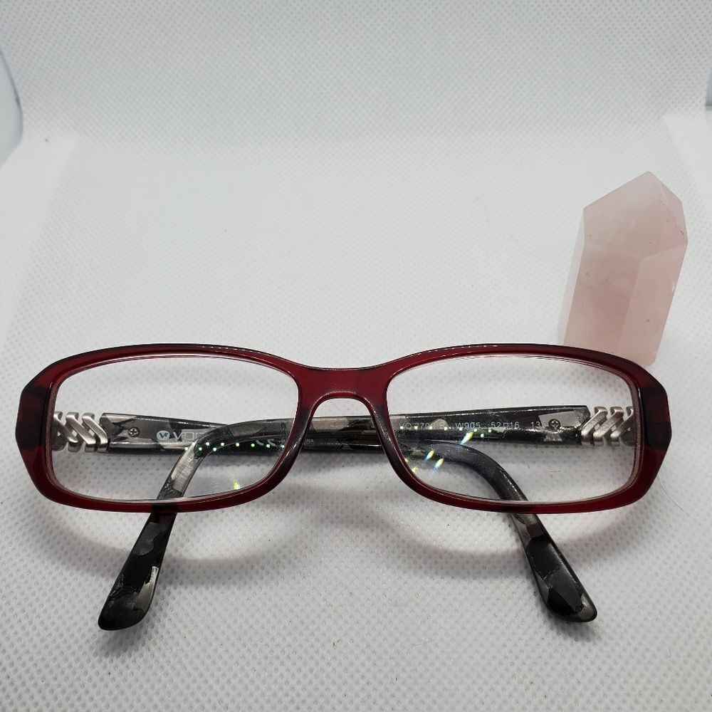 Vogue Red & Gray Prescription Glasses Frames
